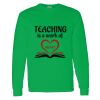 Heavy Cotton 100% Cotton Long Sleeve T Shirt Thumbnail