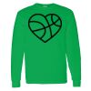 Heavy Cotton 100% Cotton Long Sleeve T Shirt Thumbnail