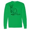 Heavy Cotton 100% Cotton Long Sleeve T Shirt Thumbnail