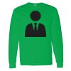 Heavy Cotton 100% Cotton Long Sleeve T Shirt Thumbnail