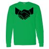Heavy Cotton 100% Cotton Long Sleeve T Shirt Thumbnail