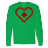 Heavy Cotton 100% Cotton Long Sleeve T Shirt Thumbnail