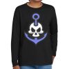 Youth Heavy Cotton 100% Cotton Long Sleeve T Shirt Thumbnail