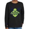 Youth Heavy Cotton 100% Cotton Long Sleeve T Shirt Thumbnail