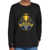 Youth Heavy Cotton 100% Cotton Long Sleeve T Shirt Thumbnail