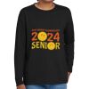 Youth Heavy Cotton 100% Cotton Long Sleeve T Shirt Thumbnail