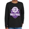 Youth Heavy Cotton 100% Cotton Long Sleeve T Shirt Thumbnail