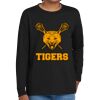 Youth Heavy Cotton 100% Cotton Long Sleeve T Shirt Thumbnail