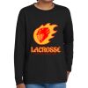 Youth Heavy Cotton 100% Cotton Long Sleeve T Shirt Thumbnail