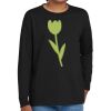 Youth Heavy Cotton 100% Cotton Long Sleeve T Shirt Thumbnail